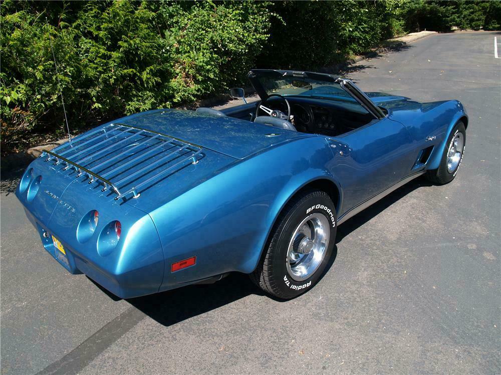 1974 CHEVROLET CORVETTE CONVERTIBLE - Rear 3/4 - 113040