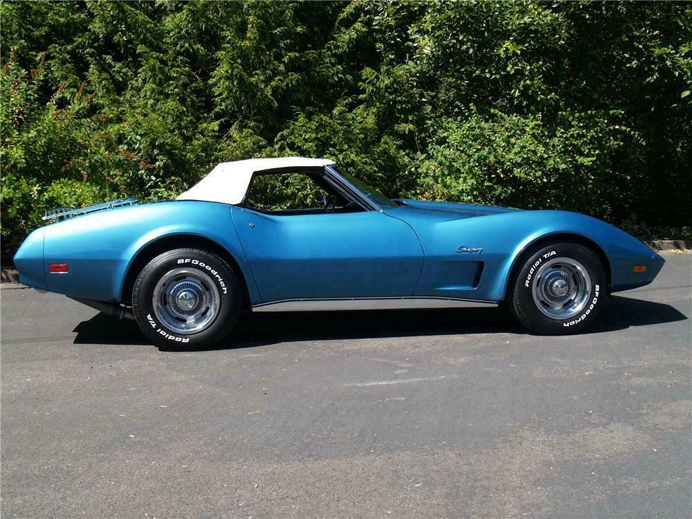 1974 CHEVROLET CORVETTE CONVERTIBLE - Side Profile - 113040