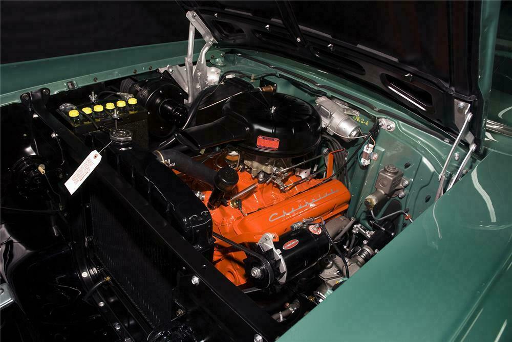 1957 CHEVROLET BEL AIR 2 DOOR HARDTOP - Engine - 113088
