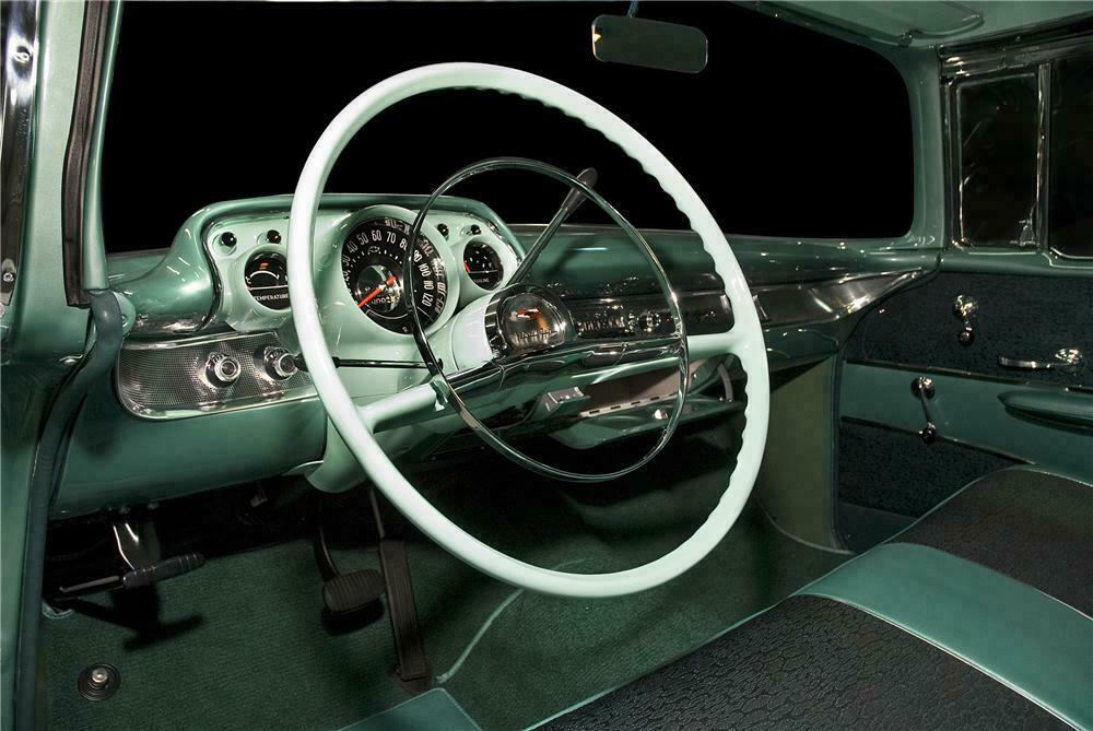 1957 CHEVROLET BEL AIR 2 DOOR HARDTOP - Interior - 113088