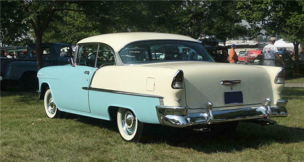 1955 CHEVROLET 210 2 DOOR HARDTOP - Rear 3/4 - 113232