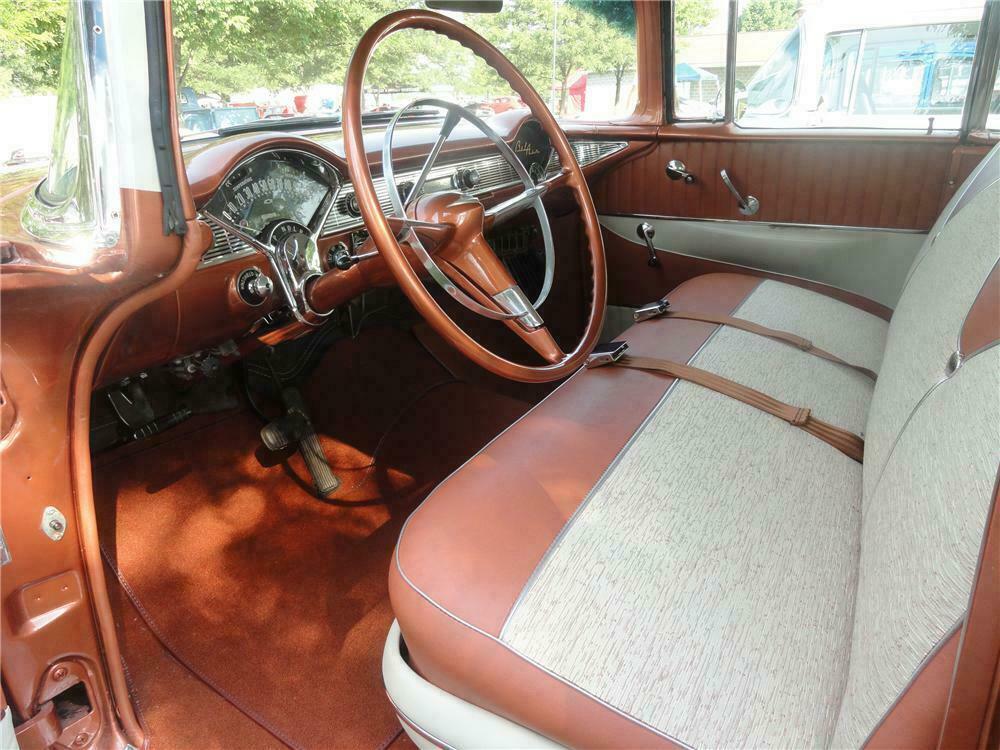 1956 CHEVROLET BEL AIR 4 DOOR HARDTOP - Interior - 113233