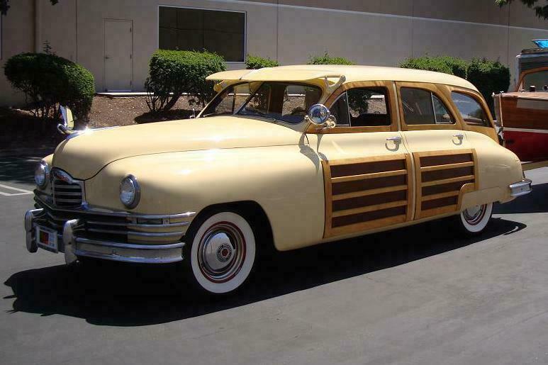 1950 PACKARD WOODY SEDAN - Front 3/4 - 115930