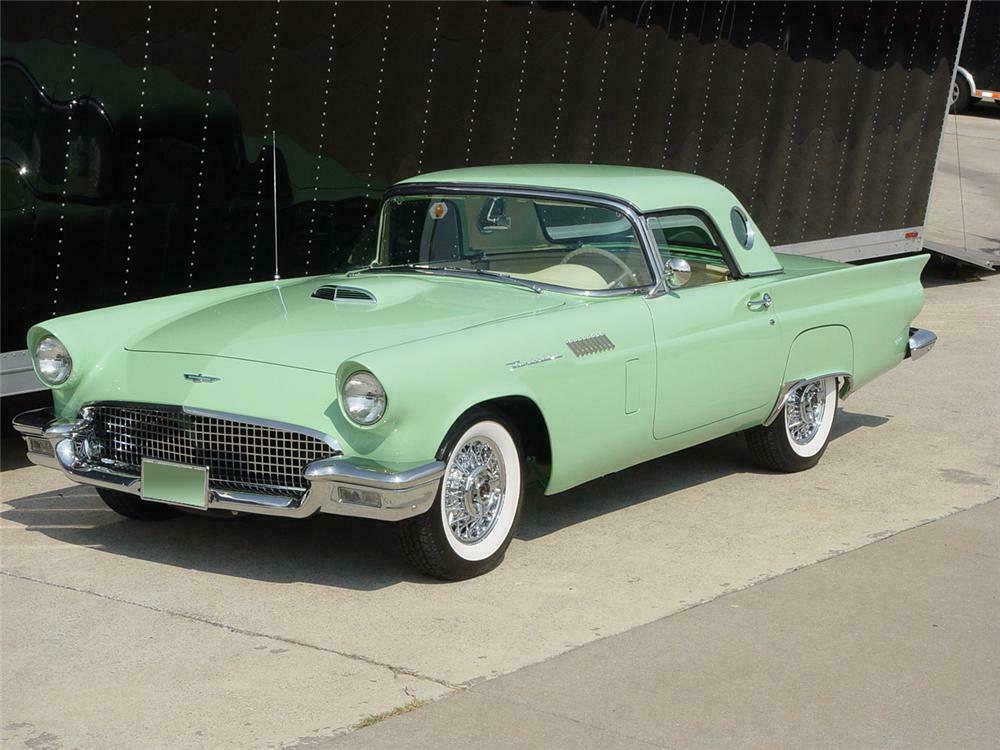 1957 FORD THUNDERBIRD CONVERTIBLE - Side Profile - 115943