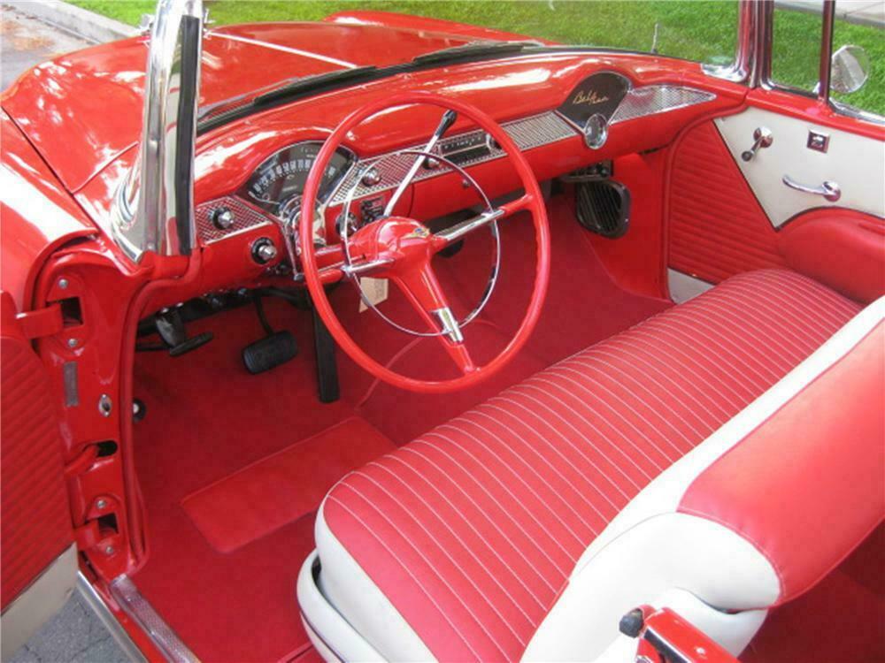 1955 CHEVROLET BEL AIR CONVERTIBLE - Interior - 115964