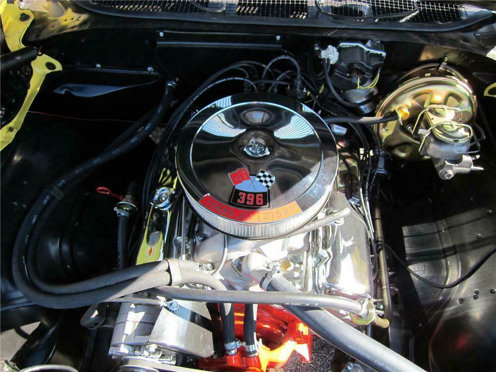 1969 CHEVROLET CHEVELLE 300 DELUXE 2 DOOR PILLAR COUPE - Engine - 115995