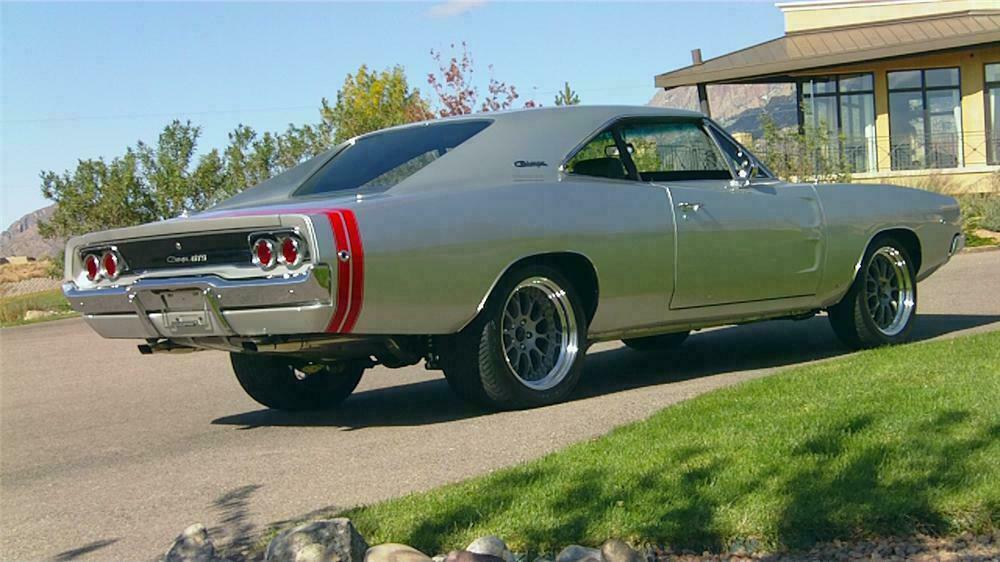 1968 DODGE CHARGER CUSTOM 2 DOOR HARDTOP - Rear 3/4 - 116009