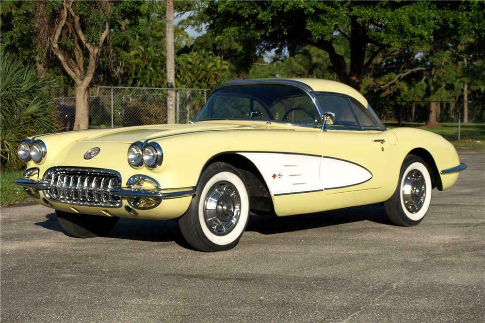 1958 CHEVROLET CORVETTE CONVERTIBLE - Front 3/4 - 116023