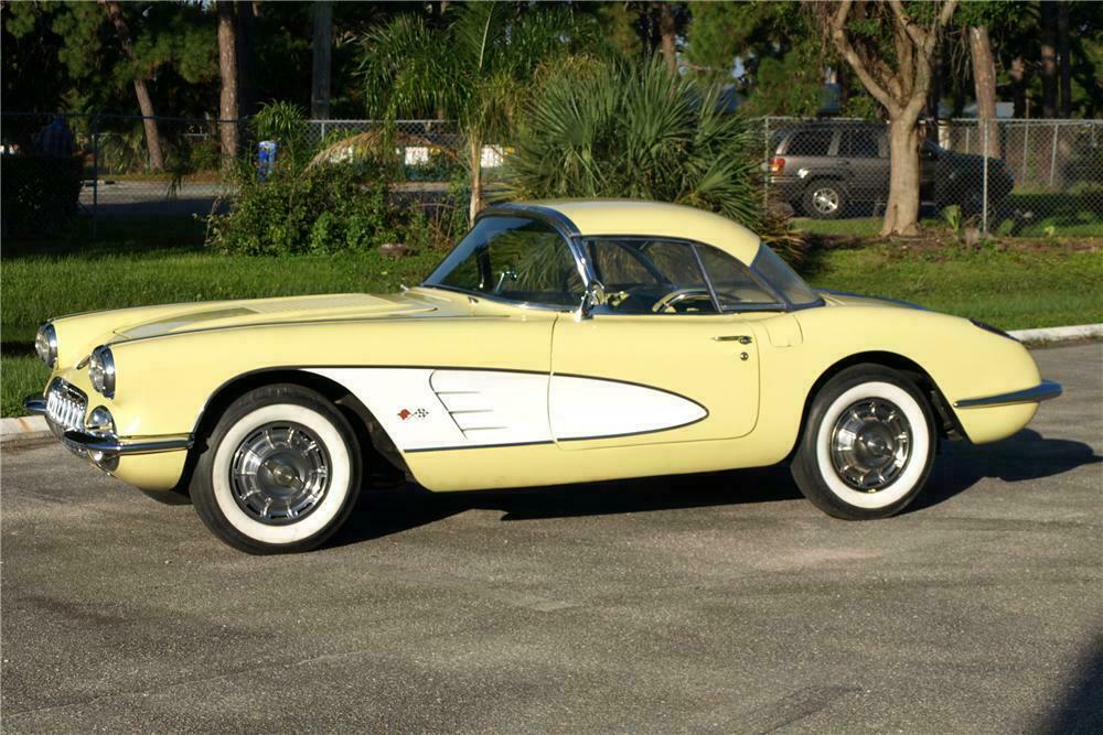 1958 CHEVROLET CORVETTE CONVERTIBLE - Side Profile - 116023