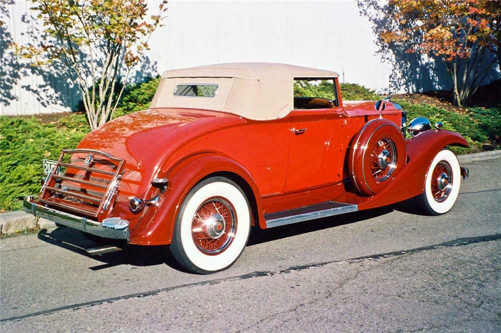 1933 PACKARD 1001 COUPE ROADSTER - Rear 3/4 - 116046