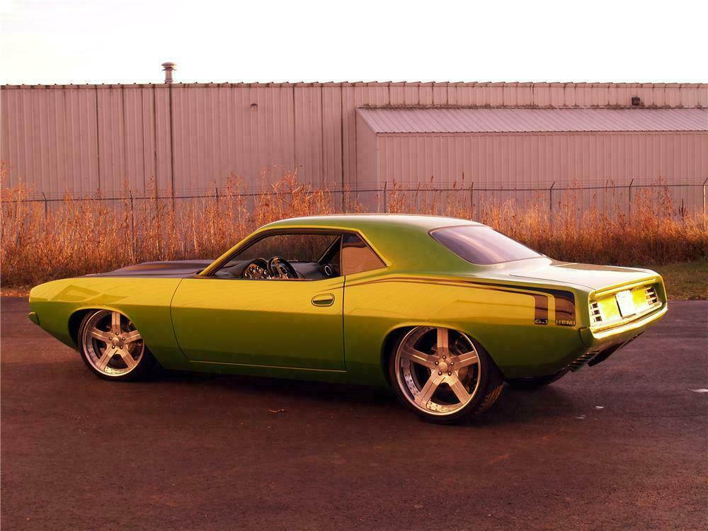 1970 PLYMOUTH CUDA CUSTOM PRO-TOURING - Rear 3/4 - 116061