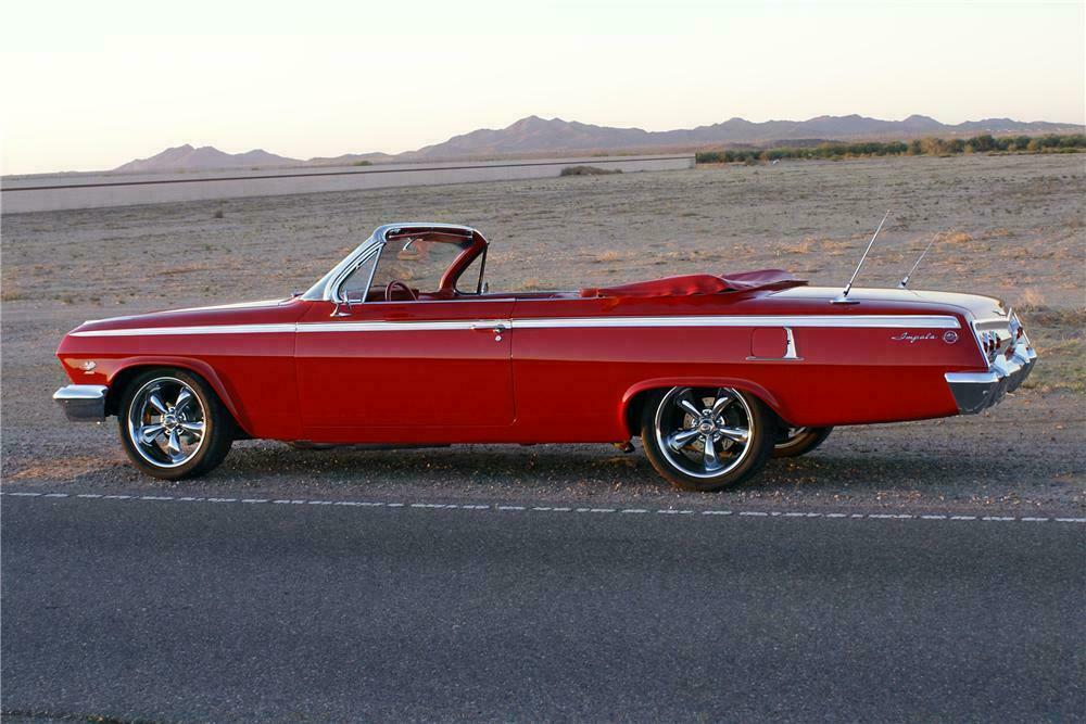 1962 CHEVROLET IMPALA SS CUSTOM CONVERTIBLE - Side Profile - 116149