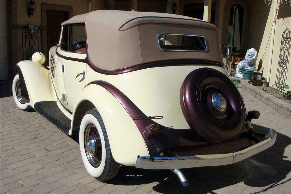 1934 AUBURN 850Y PHAETON - Rear 3/4 - 116224