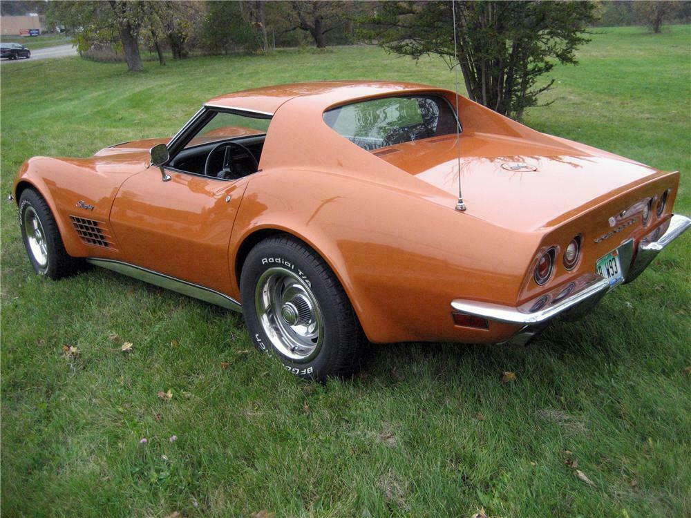 1972 CHEVROLET CORVETTE COUPE - Rear 3/4 - 116328