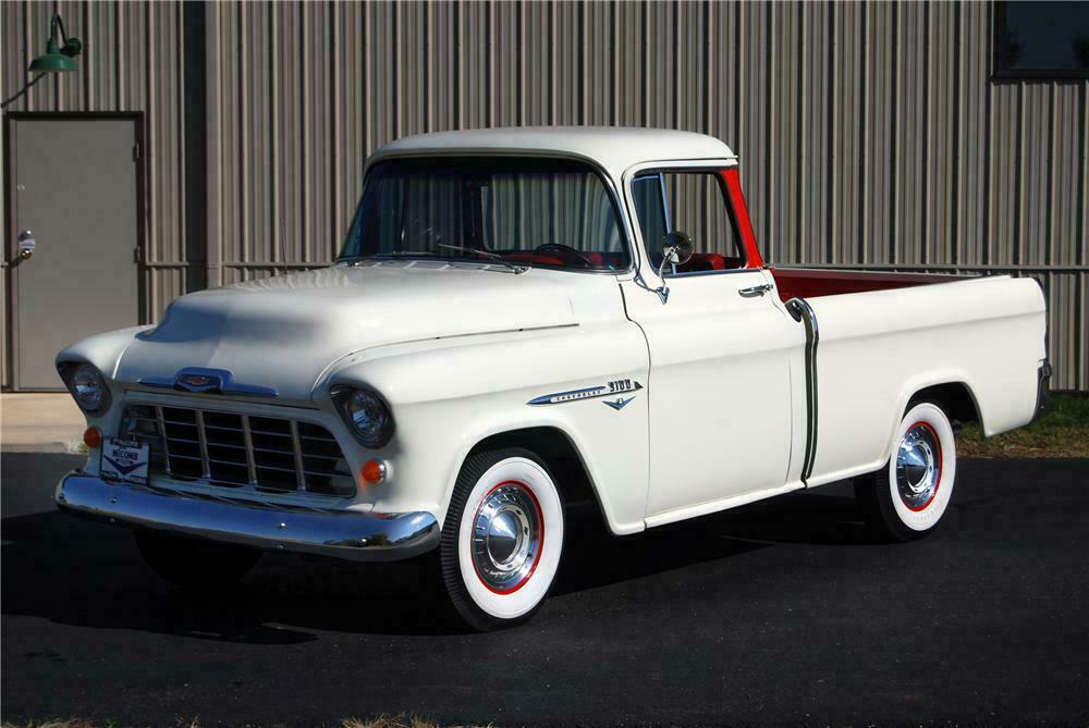 1955 CHEVROLET CAMEO CUSTOM PICKUP - Front 3/4 - 116367