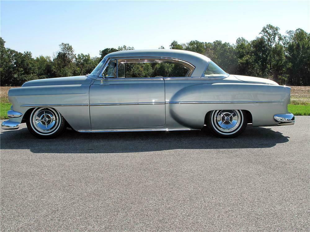 1954 CHEVROLET BEL AIR CUSTOM 2 DOOR HARDTOP - Side Profile - 116413