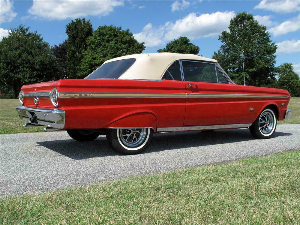 1965 FORD FALCON CONVERTIBLE - Rear 3/4 - 116423
