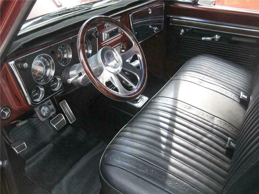 1971 CHEVROLET SHORT BED STEPSIDE CUSTOM PICKUP - Interior - 116434