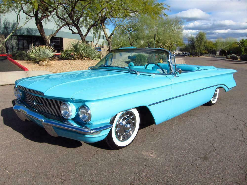 1960 OLDSMOBILE 98 CUSTOM CONVERTIBLE - Front 3/4 - 116941