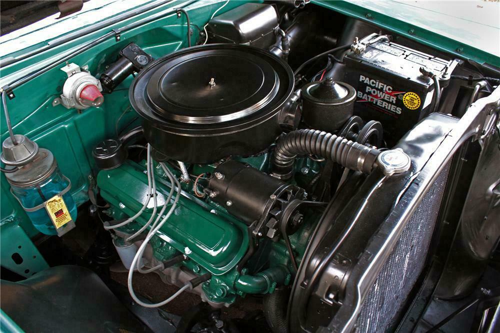 1955 PONTIAC SAFARI 2 DOOR STATION WAGON - Engine - 117006
