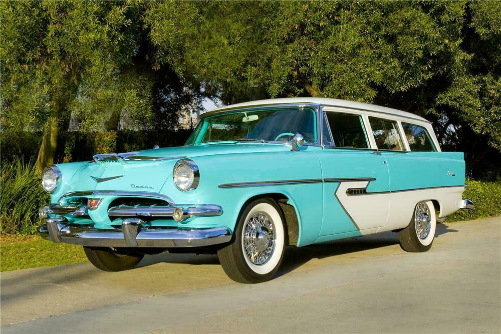 1956 DODGE 2 DOOR WAGON - Front 3/4 - 117147