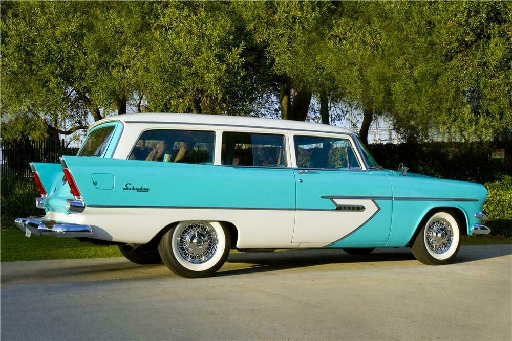 1956 DODGE 2 DOOR WAGON - Side Profile - 117147
