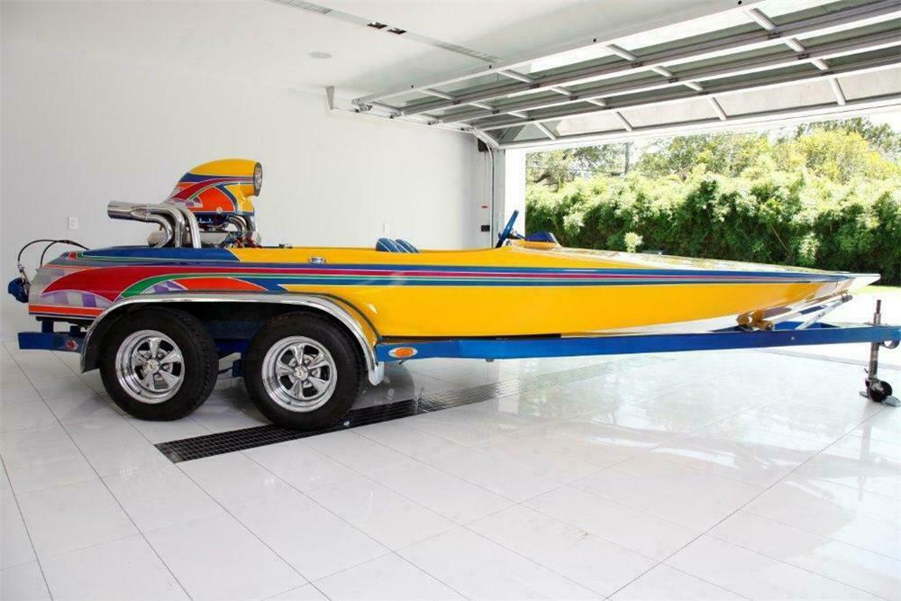 1981 COLE SPEED BOAT W/TRAILER - Side Profile - 117314