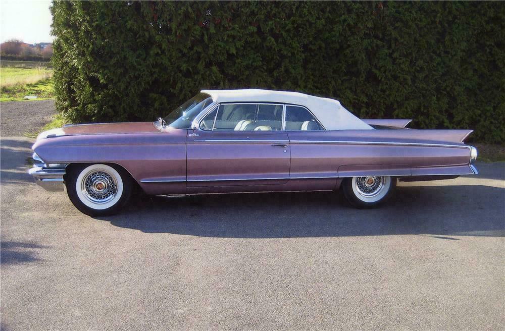 1962 CADILLAC ELDORADO CONVERTIBLE - Side Profile - 117342