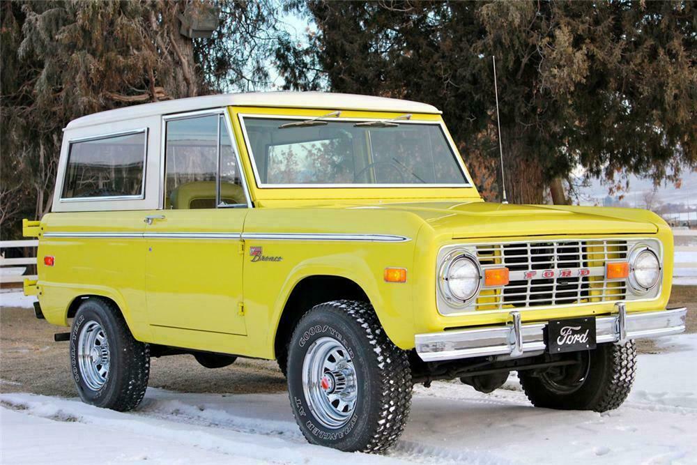 1972 FORD BRONCO 2 DOOR - Side Profile - 117414