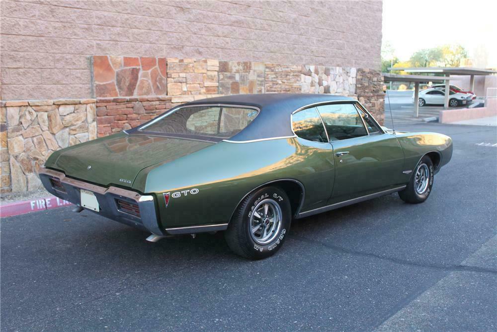 1968 PONTIAC GTO 2 DOOR COUPE - Rear 3/4 - 117422