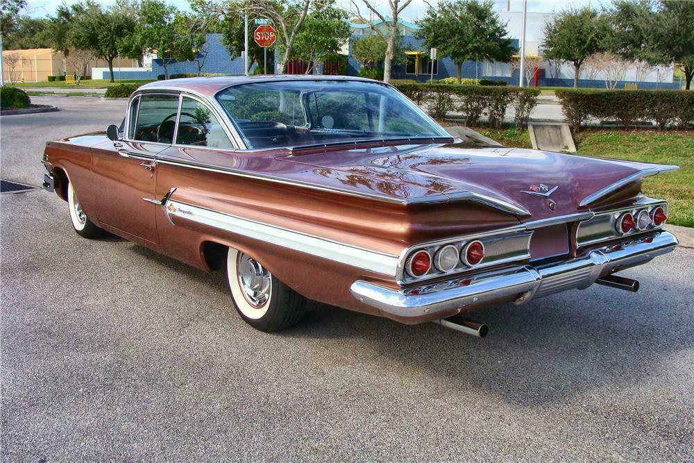 1960 CHEVROLET IMPALA 2 DOOR HARDTOP - Rear 3/4 - 117425