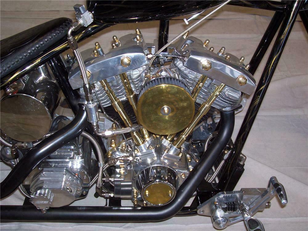 2002 Gasoline Alley Custom S S Shovelhead Indian Larry