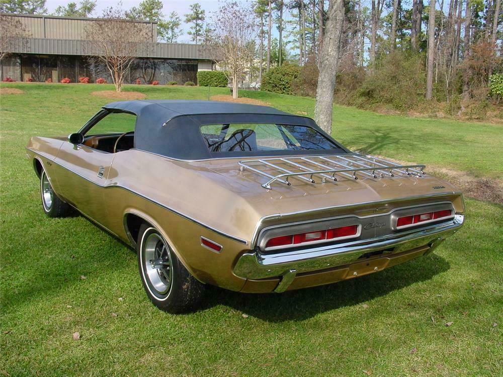 1971 DODGE CHALLENGER CONVERTIBLE - Rear 3/4 - 125105