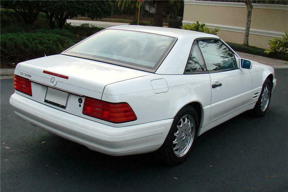 1997 MERCEDES-BENZ SL500 CONVERTIBLE - Rear 3/4 - 125172