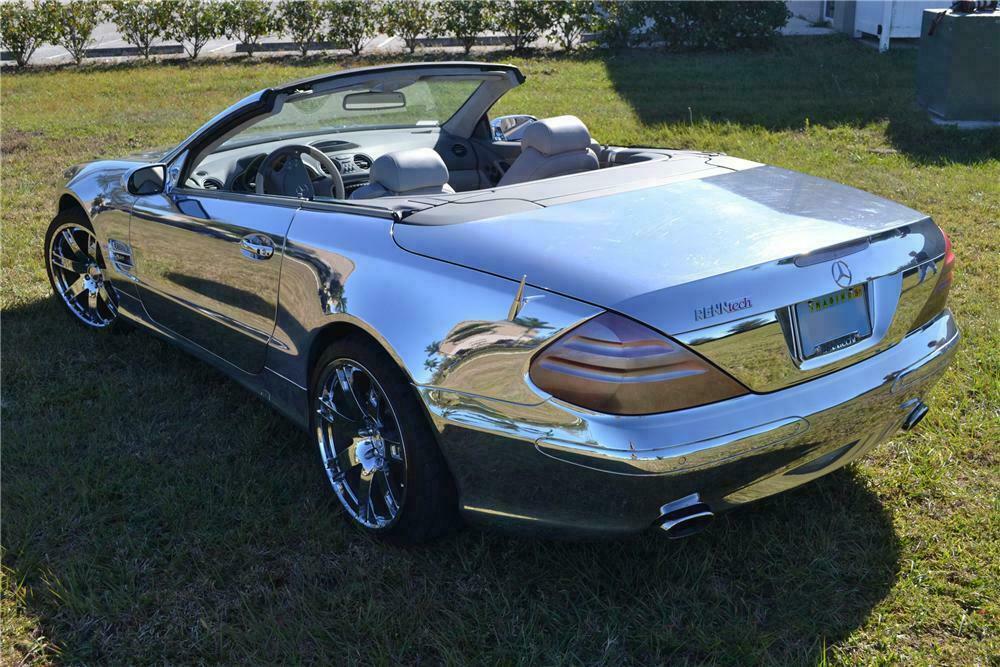 2004 MERCEDES-BENZ SL600 CONVERTIBLE - Rear 3/4 - 125669