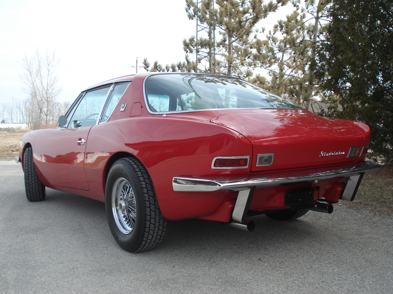 1963 STUDEBAKER AVANTI 2 DOOR COUPE - Rear 3/4 - 125678