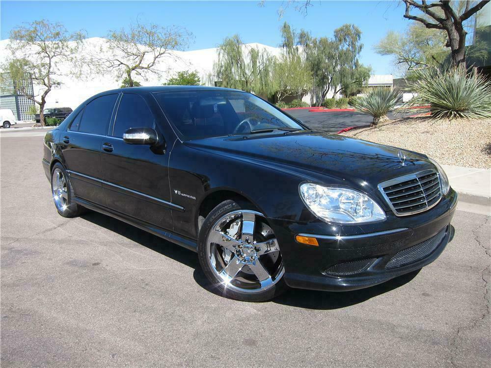 2004 MERCEDES-BENZ S55 AMG 4 DOOR SEDAN - Front 3/4 - 125732