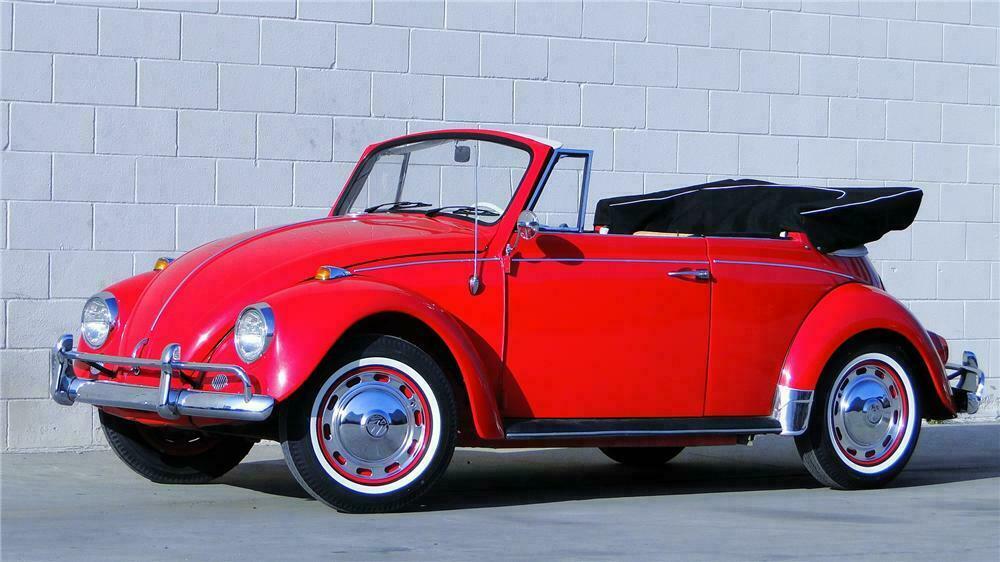 1967 VOLKSWAGEN BEETLE CONVERTIBLE - Side Profile - 130299