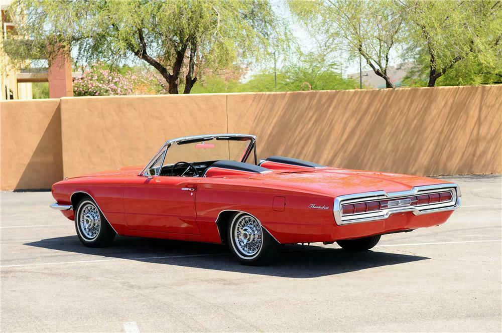 1966 FORD THUNDERBIRD CONVERTIBLE - Rear 3/4 - 130786
