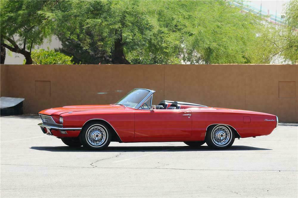 1966 FORD THUNDERBIRD CONVERTIBLE - Side Profile - 130786