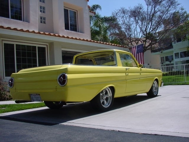 1965 FORD RANCHERO CUSTOM PICKUP - Rear 3/4 - 130924