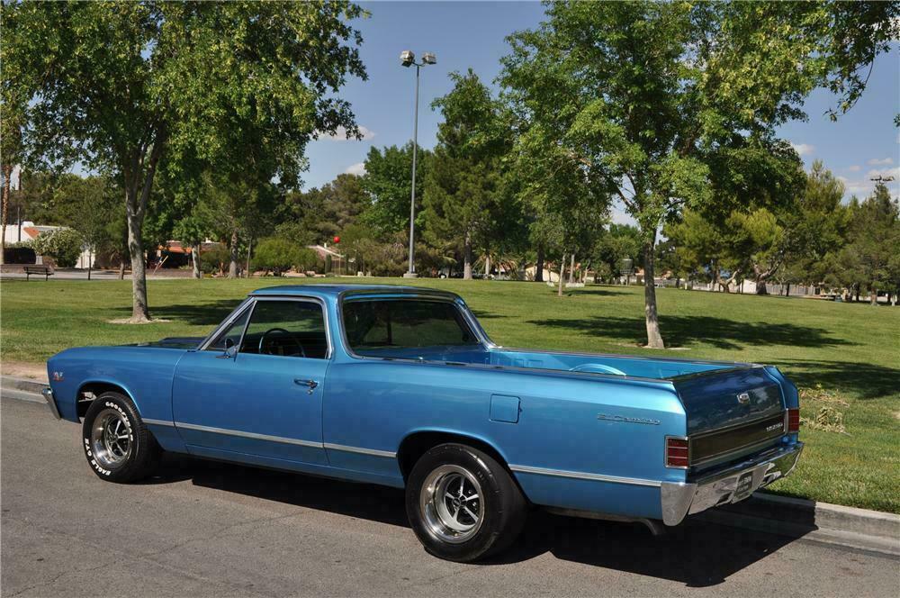 1967 CHEVROLET EL CAMINO CUSTOM PICKUP - Rear 3/4 - 130953