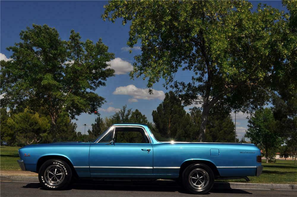 1967 CHEVROLET EL CAMINO CUSTOM PICKUP - Side Profile - 130953