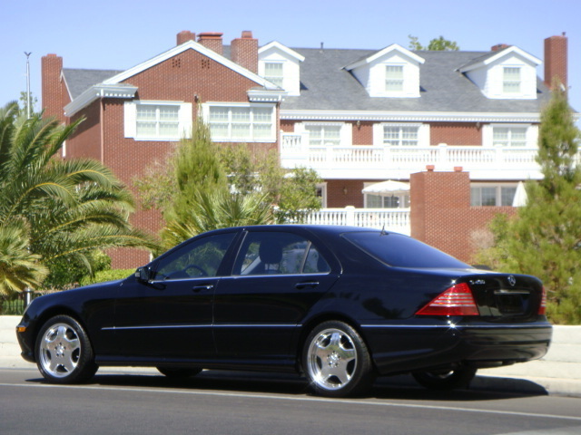 2001 MERCEDES-BENZ S430 4 DOOR SEDAN - Rear 3/4 - 130954