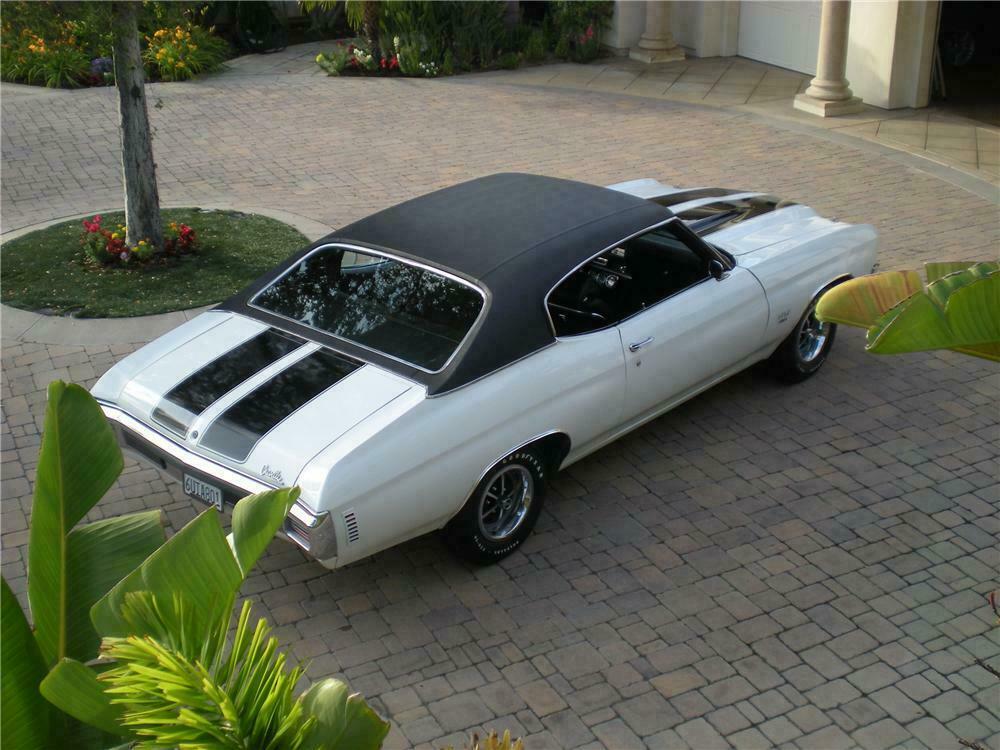 1970 CHEVROLET CHEVELLE 2 DOOR COUPE - Rear 3/4 - 130967