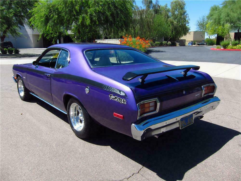 1974 PLYMOUTH DUSTER 2 DOOR HARDTOP - Rear 3/4 - 131051