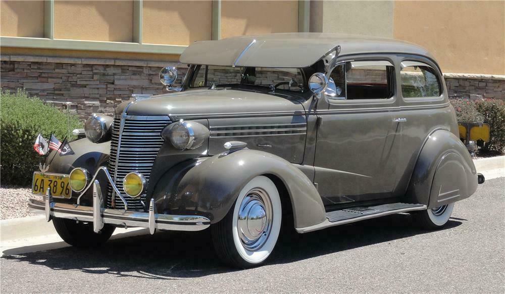 1938 Chevrolet Master Custom 2 Door Sedan Front 3 4 132830