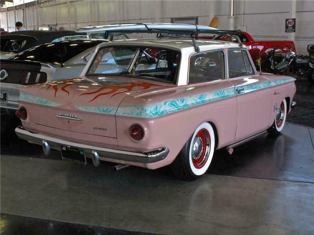 1963 AMC RAMBLER AMERICAN CUSTOM 2 DOOR COUPE - Rear 3/4 - 132933