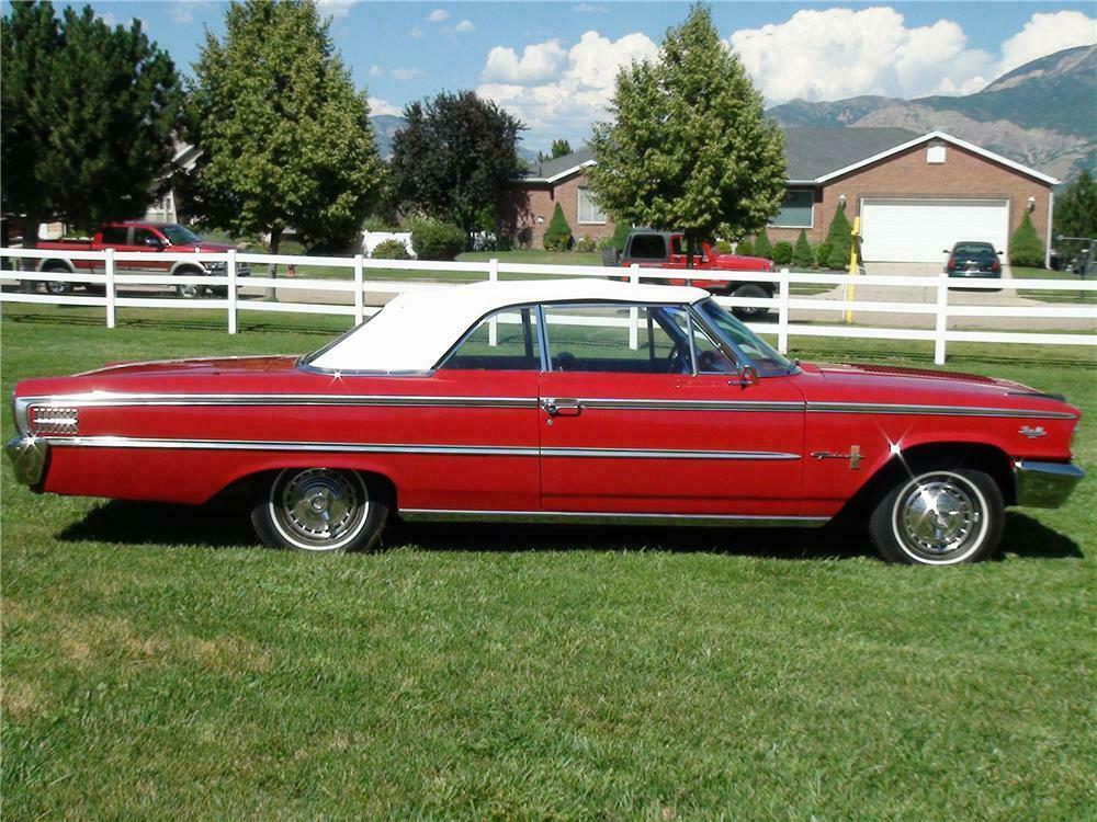 1963 FORD GALAXIE 500 XL CONVERTIBLE - Side Profile - 133048