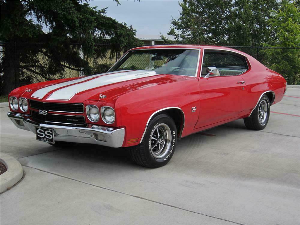 1970 CHEVROLET CHEVELLE SS 396 2 DOOR HARDTOP - Front 3/4 - 133205